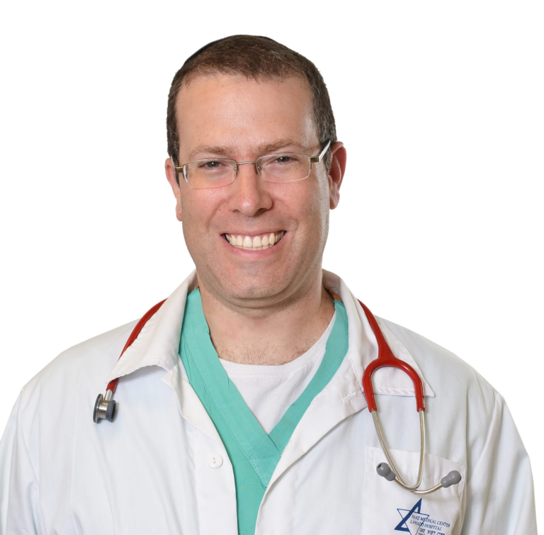 Dr. Aryeh Simmonds, Director of the Neonatal Intensive Care Unit at Laniado Hospital