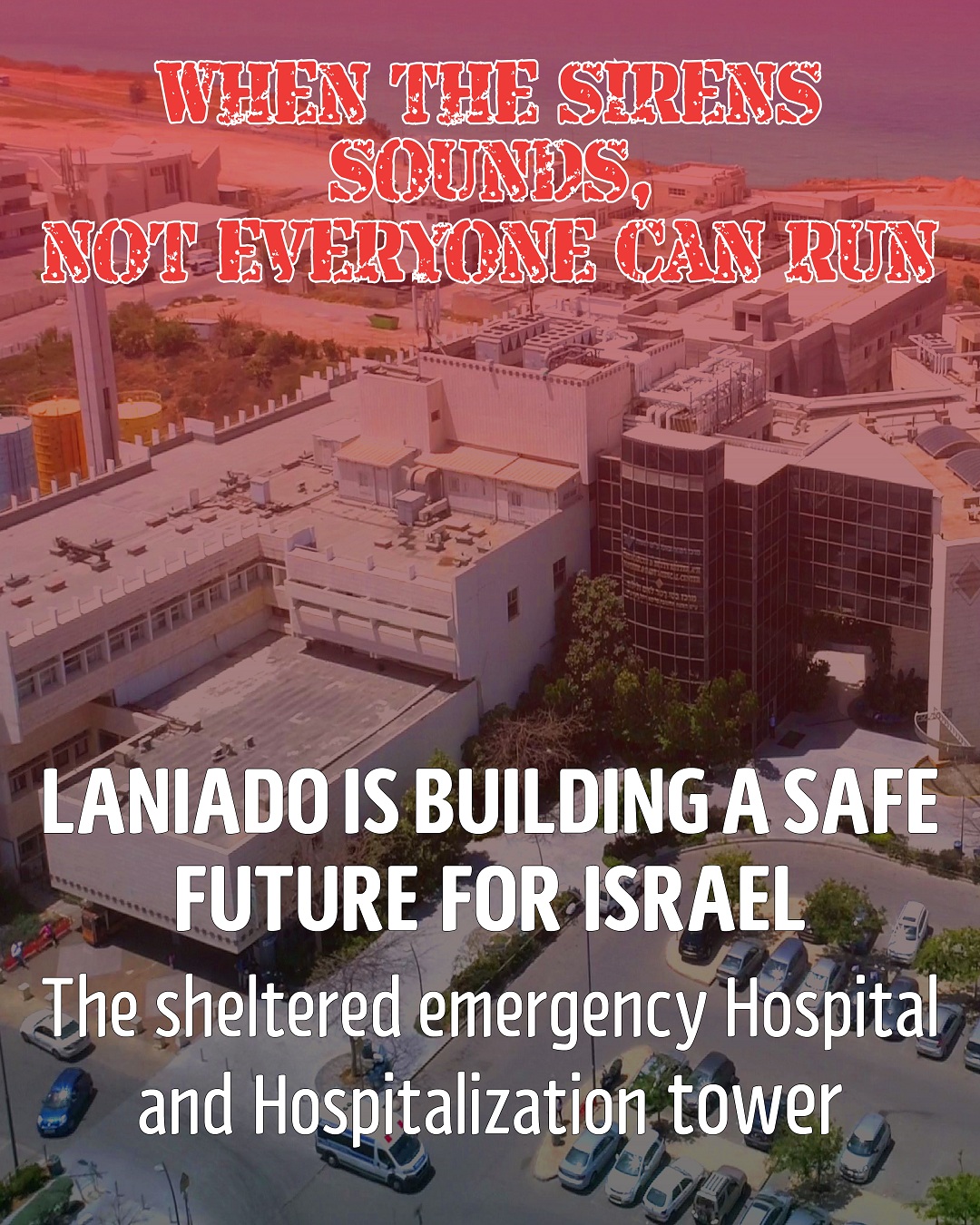 Sheltered emergency hospital banner